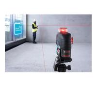 Laser di linea 12V GLL 3-80 C + 1 batteria GBA 2Ah + caricabatteria + box L-BOXX - BOSCH - 0601063R02