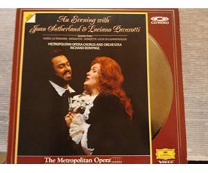 Laser Disc/CD AUDIO-An Evening with Joan Sutherland and Luciano Pavarotti - Scenes from La Traviata; Rigoletto; Lucia de Lammermoor-VERDI Giuseppe; DONIZETTI Gaetano (Italia)-BOHNEN Michael (basso); Metropolitan Opera Orchestra; PAVAROTTI Luciano (tenore); SUTHERLAND Joan (soprano)-DGG 0721201