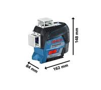 Bosch GLL 3-80 C Professional Livella lineare 30 m