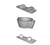 Laser Line Projector Mount for Garage Parking - Adjustable Position Stand