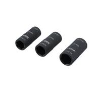 Laser Metrico Estremità Doppia Danneggiato Dado Ruota Presa Set 3pc Esagono 8214