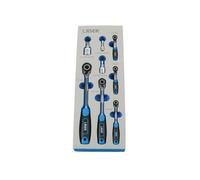 Laser Micro Testa Cricchetto Set 0.6cmD 1cmD 1.3cmD 8pc Inc 3 Wobble Aggiunte
