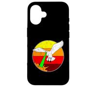 Laser Seagull Retro Sci-Fi da spiaggia anni '80 Custodia per iPhone 16