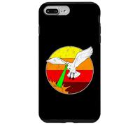 Laser Seagull Retro Sci-Fi da spiaggia anni '80 Custodia per iPhone 7 Plus/8 Plus