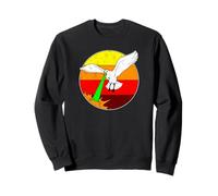 Laser Seagull Retro Sci-Fi da Spiaggia Anni '80 Felpa