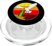 Laser Seagull Retro Sci-Fi da spiaggia anni '80 PopSockets PopGrip per MagSafe