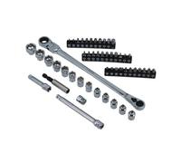 Laser Strumenti 0.6cmD Profilo Basso Punta & Presa Set 52pc Inc Torx Phillips