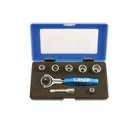 Laser Strumenti Alldrive Set Bussole 0.6cmD 8pc M8 A M13 Inc Girevole Testa 5530