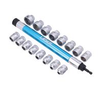 Laser Strumenti Go fino A Profondo Dado Driver & Setter Presa Set 18pc 6 9249