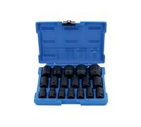 Laser Strumenti Metriche Impact Presa Set 1.3cmD Lunghezza Standard 18pc Nero