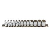 Laser Strumenti Metrico Bi-Esagonale Standard Presa Set 0.6cmD 13pc Su Rail 7590