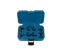 Laser Strumenti Metrico Flexi Tubo Carburante Presa Set 1cmD a Molla Nero 7636