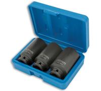 Laser Strumenti Metrico Hub Dado Presa Set 1.3cmD 3pc Sottile Muro 30 32 36mm Bi