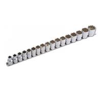 Laser Strumenti Metrico Presa Set 1.3cmD 17pc Hex Bi From 10mm A 30mm Raso 3502