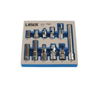 Laser Strumenti Metrico Presa Set Tutti 10mm Profili 11pc IN Eva Spugna Tray7147