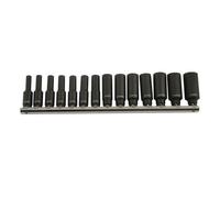 Laser Strumenti Metrico Set Bussole Profonde 0.6cmD 14pc Singolo Hex 50mm 5962