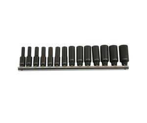Laser Strumenti Metrico Set Bussole Profonde 0.6cmD 14pc Singolo Hex 50mm 5962