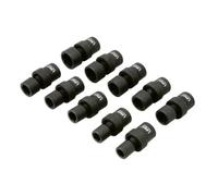 Laser Strumenti Metrico Urto Snodo Universale Presa Set 1cmD 10pc 10 A 19mm 8901