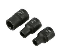 Laser Strumenti Polydrive Presa Set 1.3cmD 3pc Applicazioni Nissan Renault 6S 8S