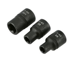 Laser Strumenti Polydrive Presa Set 1.3cmD 3pc Applicazioni Nissan Renault 6S 8S