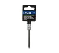 Laser Strumenti Punte Sferiche Esagonali Bit Socket 1/4"D 4Mm 7305