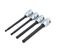 Laser Strumenti Sfera Estremità Triplo Quadrato Scanalate Punta Prese 4pc M6 M8