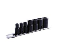 Laser Strumenti Urto Invertito Torx Star Presa Set 1cmD 0.6cmD 7pc Nero 0897