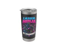 Laser Tag Ninja In Training Bicchiere termico in acciaio inox doppia parete