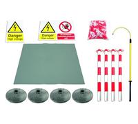 LASER TOOLS 6769 Kit protezione lavoro rosso/nero/bianco