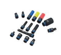 Laser Tools 8987 Kit Bussole Impatto 1/2"D 67 Pz Inserti Esagonali Torx Spline