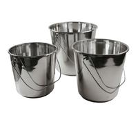 Laser Tools Acciaio Inox Secchio Set 3pc 8906