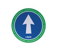 Laser Tools Adesivo Per Pavimento Freccia Direzione 6 Pezzi 8064