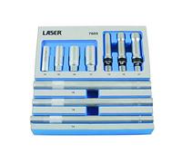 Laser Strumenti Metrico Scintilla Presa Set 1cmD 10pc Hex Bi IN Eva Schiuma 7605