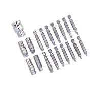 Laser Tools Estrattore Set per Punta Torx Misura Esagonale Raccordi 19pc 7678