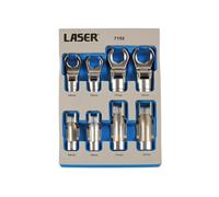 Laser Tools Finestrino Presa & a Zampa di Gallina Chiave Set 1cmD 8pc 7152