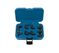 Laser Tools Set bussole flessibili per tubo carburante 7636 Metrico 1 cm D a molla nero