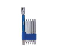 Laser Tools Intercambiabili 3-Way a T Girevole & Esagonale Set di Punte - 6pc
