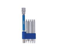 Laser Tools Intercambiabili 3-Way a T Girevole & Set Punte a Stella - 6pc 9115