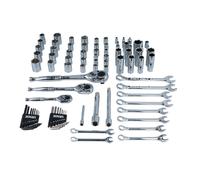 Laser Tools Presa E Set di Chiavi Af/Metrico 0.6cmD, 1cmD, 1.3cmD 89pc 3500
