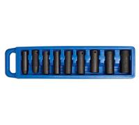 Laser Tools Set Bussole Profonde 1.3cmD 9pc Singolo Esagonale 10 A 24mm 1749