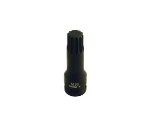 Laser Tools Spline Socket Bit 1/2"D M18 5063