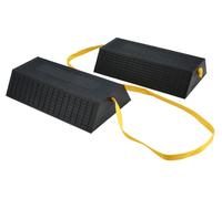 Laser Tools Universal Twin Lift Pads Wheel Chocks 300 X 170 X 70Mm Pu Pair 9070