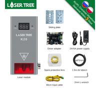 LASER TREE 20W 10W 5W Testa laser a potenza ottica 450nm Luce blu Modulo laser TTL per incisore CNC Taglio del legno Strumenti fai da te 4W LT-20W-A