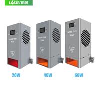 LASER TREE 20W 30W 40W 60W Modulo laser a potenza ottica con air assist TTL Modulo luce blu per utensile da taglio per incisione laser CNC
