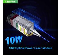 LASER TREE 5W 10W Modulo laser a potenza ottica con assistenza aerea 450nm Testa laser TTL a luce blu per incisione CNC Taglio Strumenti fai da te LT-40W-AA