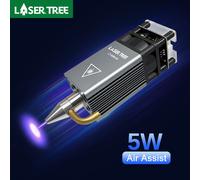 LASER TREE 5W Air Assist Ugello in metallo Testa laser 450nm Modulo luce blu per incisore laser CNC Taglio del legno Strumenti fai da te