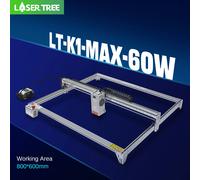 LASER TREE K1 MAX incisore Laser con modulo Laser 60W macchina da taglio per incisione utensili per la lavorazione del legno CNC Area di incisione 800*600mm