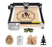 LASER TREE K1 Mini 5W macchina per incisione laser con occhiali di sicurezza, macchina per taglio laser con potenza di uscita di 5 W, area di incisione 300x300 mm