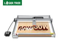 LASER TREE K1MAX Incisore laser con modulo laser da 60 W e pompa ad aria Pannello a nido d'ape Macchina da taglio per incisione Area di lavoro 80x60