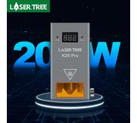 LASER TREE K20 Testa laser a potenza ottica da 20 W con ugello Air Assist Modulo 4 diodi per macchina da taglio per incisore CNC Strumenti fai da te LT-K20-PRO US